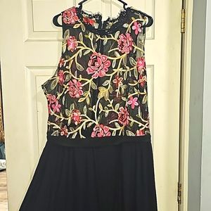 3X Skirt inside of dress See-through top DRESS! BEAUTIFUL